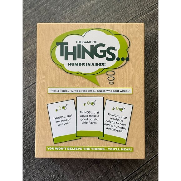 New PlayMonster The Game of Things: Humor in A Box for ages 14 to Adult - Picture 1 of 6